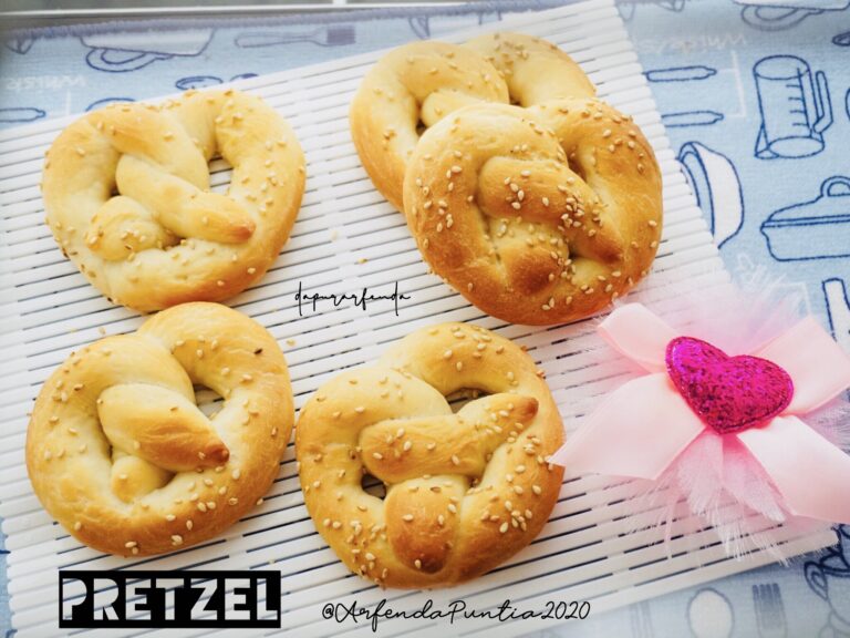 Pretzel Tanpa Baking Soda Bath (Memanfaatkan Sourdough Discard )